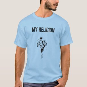 Mannen T-shirt Mijn religie