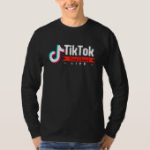 Mannen T-Shirt Motif-scherm Tiktok afdrukken - zwa (Voorkant)