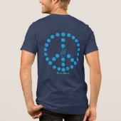 mannen T-shirt Multi Ball Peace Sign (Achterkant)