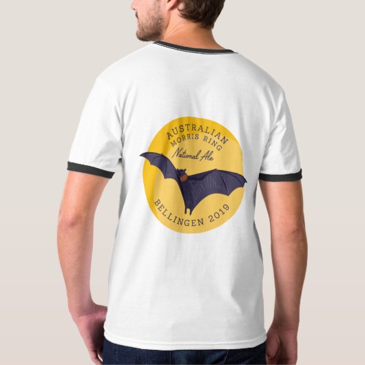 Mannen T-Shirt - National Morris Ale 2019 (Achterkant)