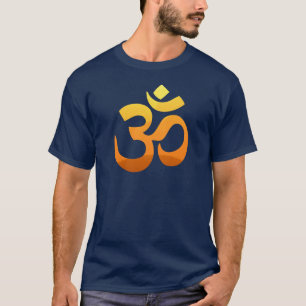 Mannen T-Shirt Om Mantra Symbol Yoga Asana Relax