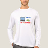 Mannen T-shirt – Online Ondernemer Tri-Blend Shir (Voorkant volledig)