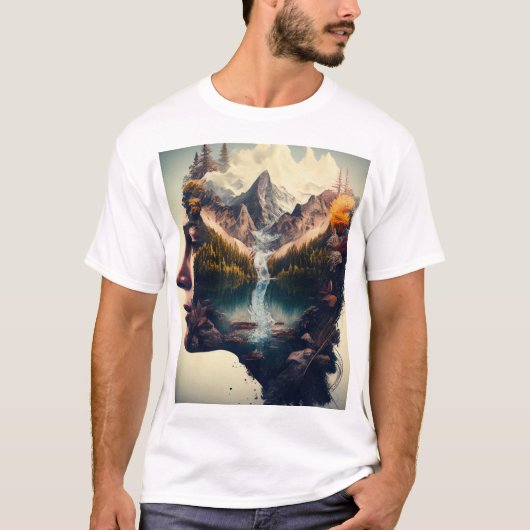 Mannen T-shirt Personaliseer je eigen t-shirt (Voorkant)