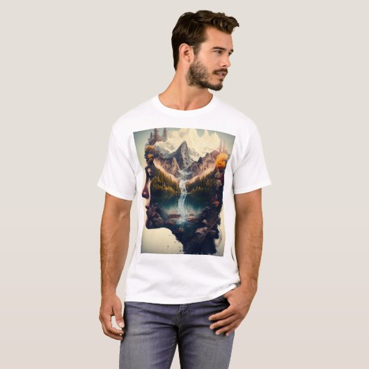 Mannen T-shirt Personaliseer je eigen t-shirt (Voorkant volledig)