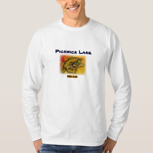 Mannen T-shirt "Pickwick Lake" Alabama (Voorkant)