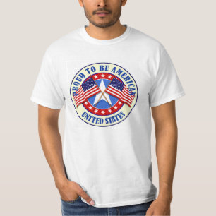 Mannen T-Shirt/Proud om Amerikaans te zijn T-shirt