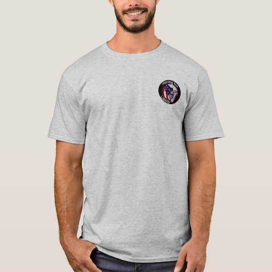 Mannen T-shirt - Racing for Liberty w/Jefferson (Voorkant)
