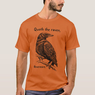 Mannen T-Shirt - Raven Quoth the raven, nochtans