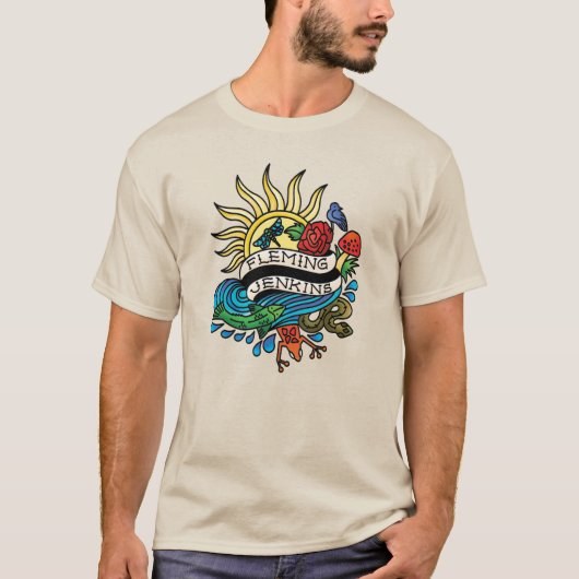 Mannen T-Shirt, Sand T-shirt (Voorkant)