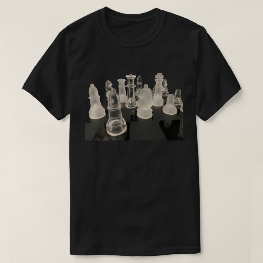 Mannen T-shirt Schaken (Design voorkant)
