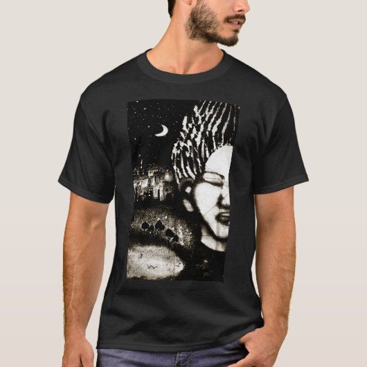 Mannen T-Shirt SILENCE (Voorkant)