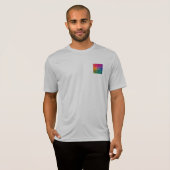 Mannen T-Shirt Sport Silver voor- en achterafdrukk (Voorkant volledig)