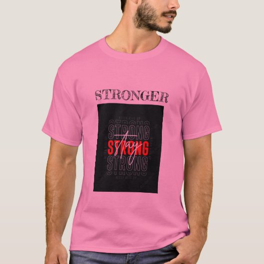 MANNEN T SHIRT STERKERE SPORT SOEPEL (Voorkant)