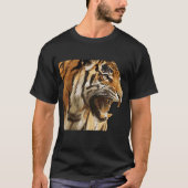 Mannen T-shirt Tiger Big Cat (Voorkant)