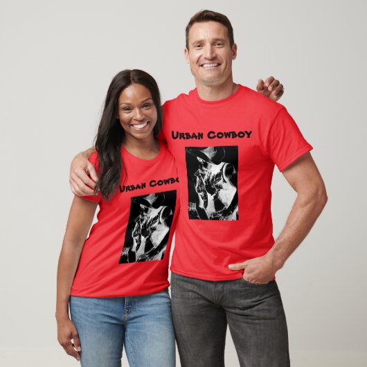 Mannen T-shirt Urban Cowboy (Unisex)