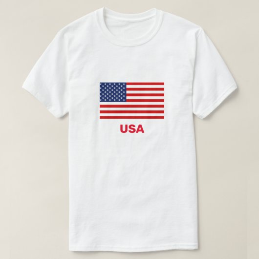 Mannen T-Shirt USA (Design voorkant)