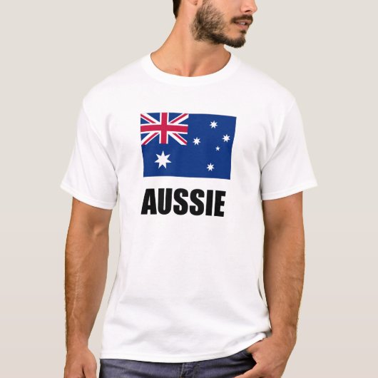 Mannen T-shirt van Aussie (Voorkant)