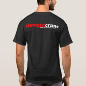 Mannen T-shirt van denkcriminaliteit (Achterkant)