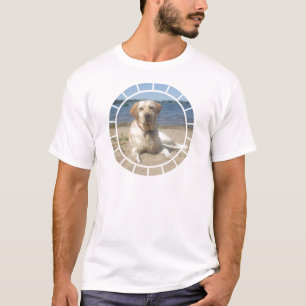 Mannen T-Shirt van gele labrador Retriever
