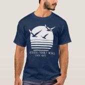Mannen T-shirt van het strand van Petersen (Voorkant)