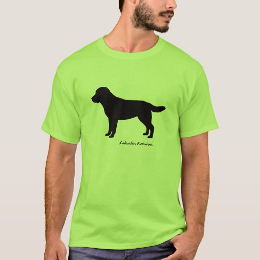 Mannen T-Shirt van labrador Retriever (Voorkant)