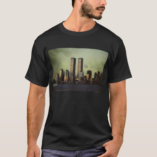 Mannen T-Shirt van Twin Towers (Voorkant)