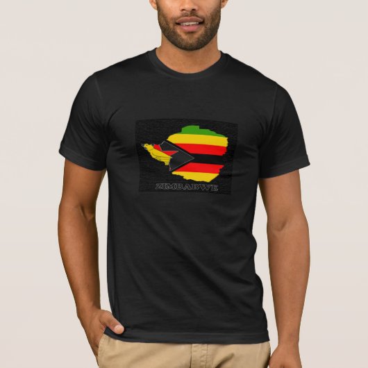 Mannen T-shirt van zimbabwe (Voorkant)