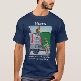 Mannen T-Shirt voor afstandsonderwijs