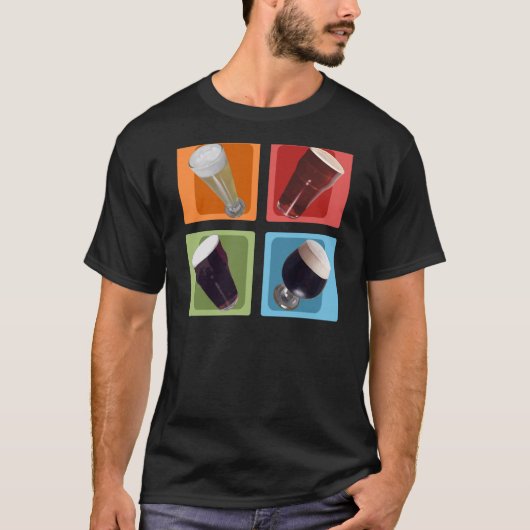 Mannen T-Shirt voor Craft Beer Colors (Voorkant)