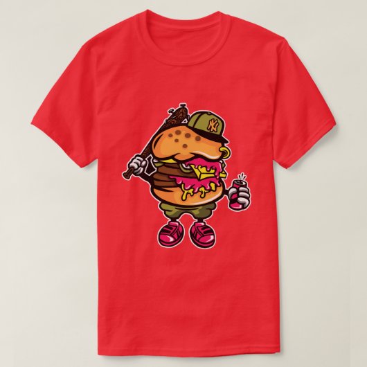 Mannen T-Shirt voor honkbal (Design voorkant)