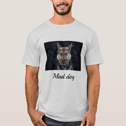 Mannen t-shirt voor Mad Dog (Voorkant)