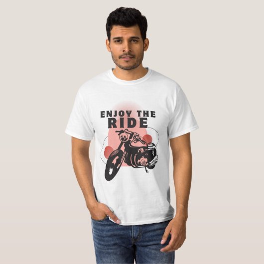 Mannen T-Shirt voor ruiter (Voorkant volledig)