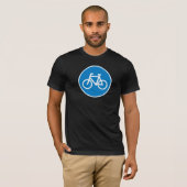 Mannen T-Shirt voor verkeersborden (Voorkant volledig)