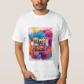Mannen T-shirt wit (Voorkant)