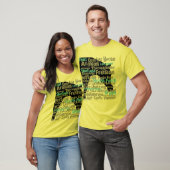 Mannen T-Shirt Yellow van paardenbont (Unisex)