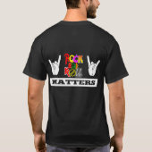 Mannen T-Shirt (zwart) van Rock- en Roll Matters (Achterkant)