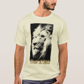 Mannen T Shirten Trendy Modern Lion Head Pop Art T-shirt (Voorkant)