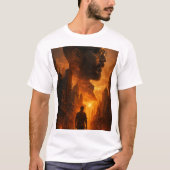 Mannen T-shirts Apocalyptic Warrior Cinematic Post (Voorkant)