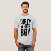 MANNEN T-SHIRTS, DIRTY WHITE BOY T-SHIRT (Voorkant volledig)