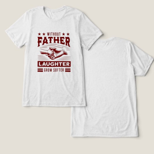 Mannen T-shirts I Vaderdag Topjes (Ontwerp Voorkant & Achterkant)