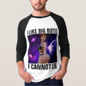 MANNEN  T-SHIRTS, IK VIND GROTE BOTEN T-SHIRT (Voorkant)