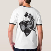 Mannen T-shirts met rugzijde design 1 (Achterkant)