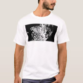 Mannen T - shirts Pop Art Animal Leopard Head Sjab (Voorkant)