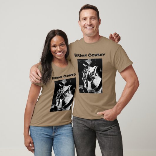 Mannen T-shirts T-shirt Mannen Urban Cowboy T-shir (Unisex)