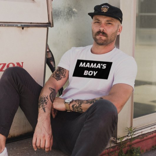 MANNEN T-SHIRTS T-SHIRT VAN MAMA