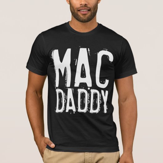  Mannen T-Shirts van MAC DADDY DAD (Voorkant)