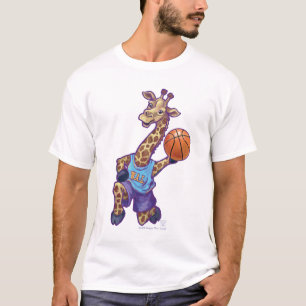 Mannen T-shirts voor Basketball Giraffe