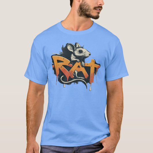 mannen t-shirts voor laboratoriumratten, Lab Rat: (Voorkant)