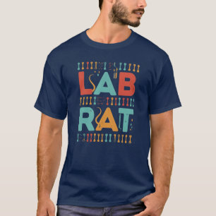 mannen t-shirts voor laboratoriumratten, Lab Rat: