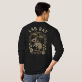 mannen t-shirts voor laboratoriumratten, Lab Rat:  (Achterkant volledig)